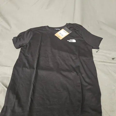 THE NORTH FACE TEEN SIMPLE DOME SHORT SLEEVE TEE IN BLACK SIZE XL
