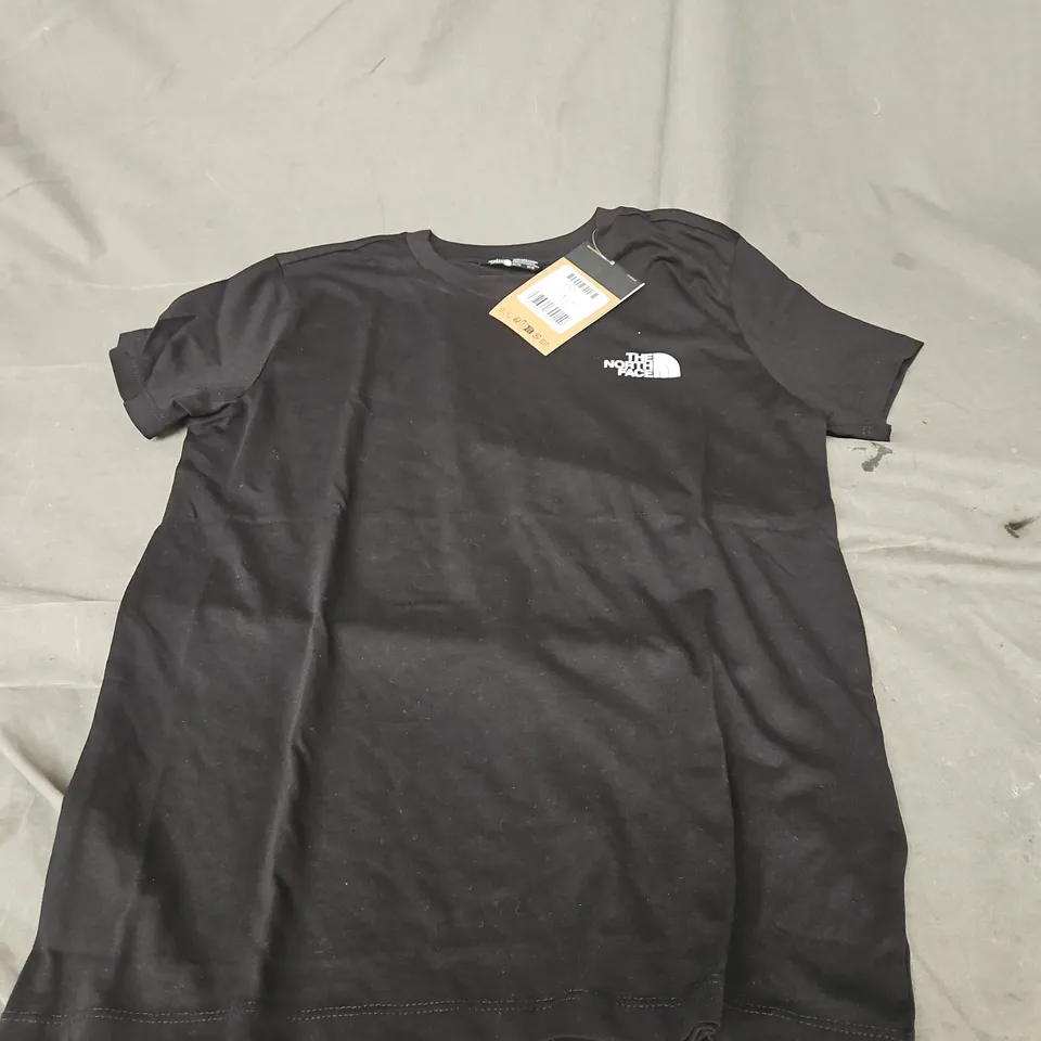 THE NORTH FACE TEEN SIMPLE DOME SHORT SLEEVE TEE IN BLACK SIZE XL