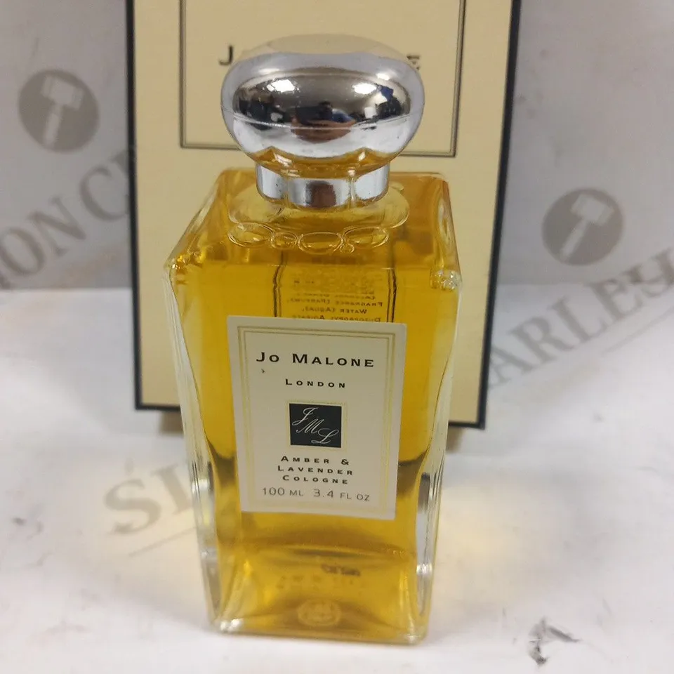 BOXED JO MALONE AMBER AND LAVENDER COLGONE 100ML