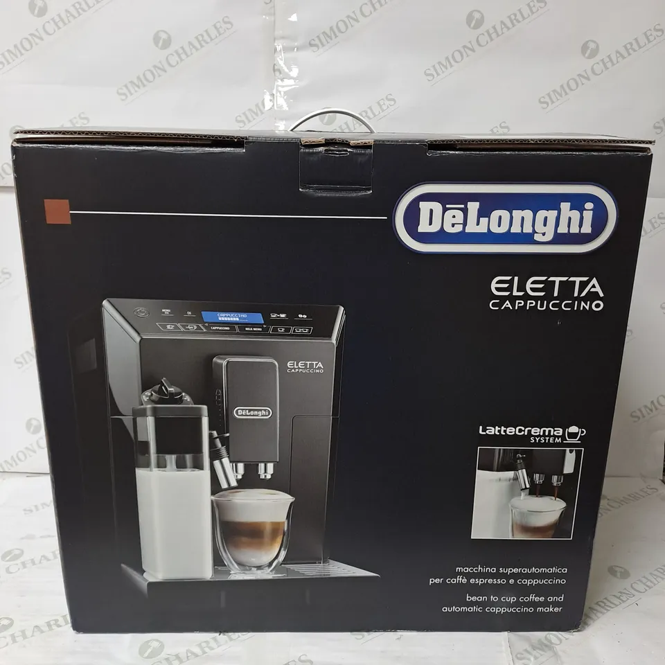 DELONGHI ELETTA BEAN TO CUP CAPPUCCINO MAKER RRP £899.99