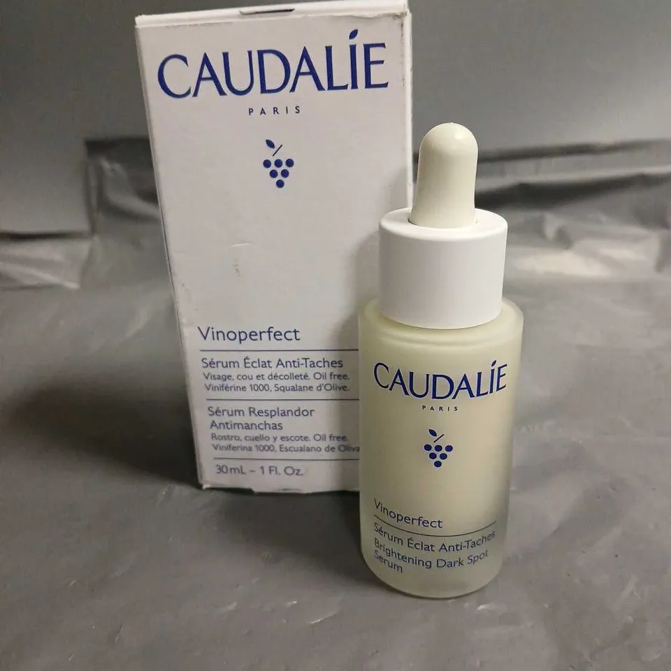 BOXED CAUDALIE VINOPERFECT BRIGHTENING DARK SPOT SERUM 30ML