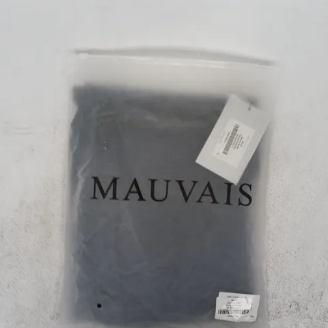 BAGGED MAUVAIS SIGNATURE HALF BELT TROUSERS IN NAVY SIZE W44L