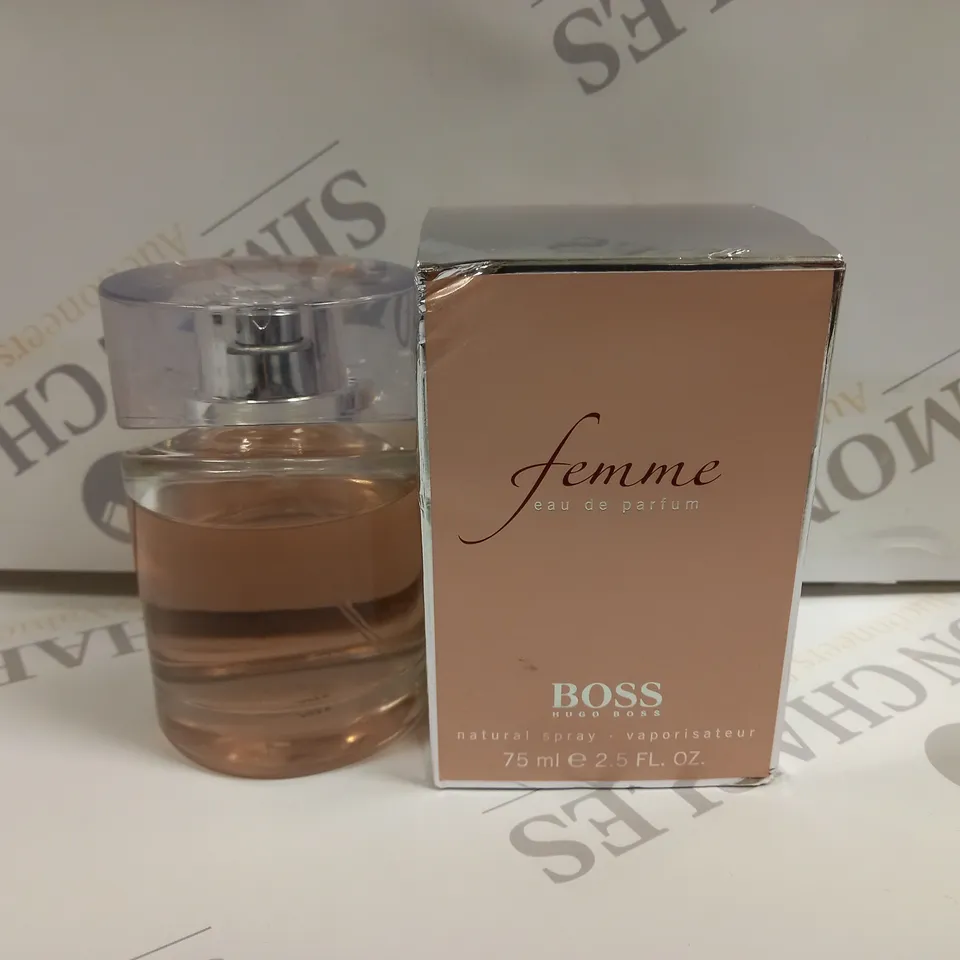 BOXED HUGO BOSS FEMME EAU DE PARFUM 75ML