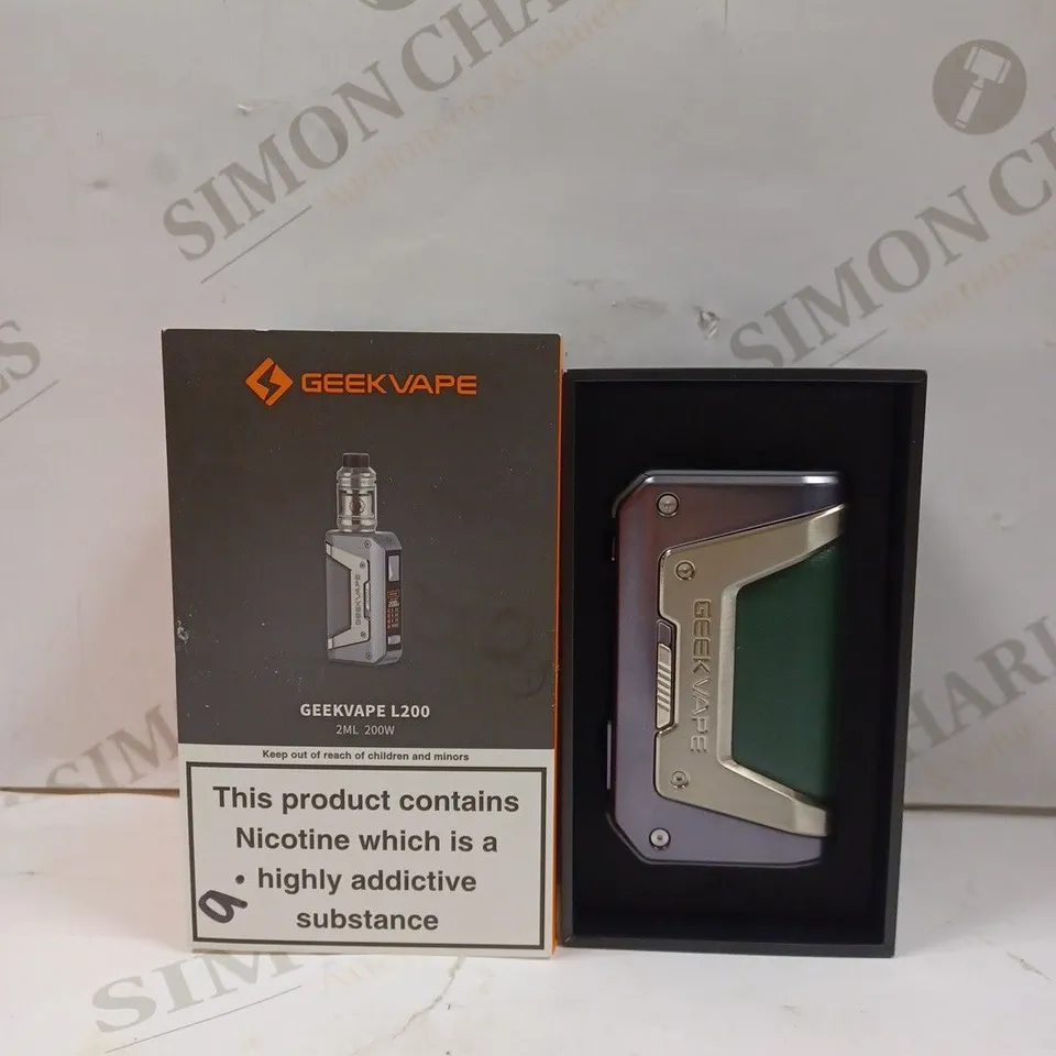 BOXED GEEK VAPE L200 AEGIS LEGEND 2 200W IN GREY