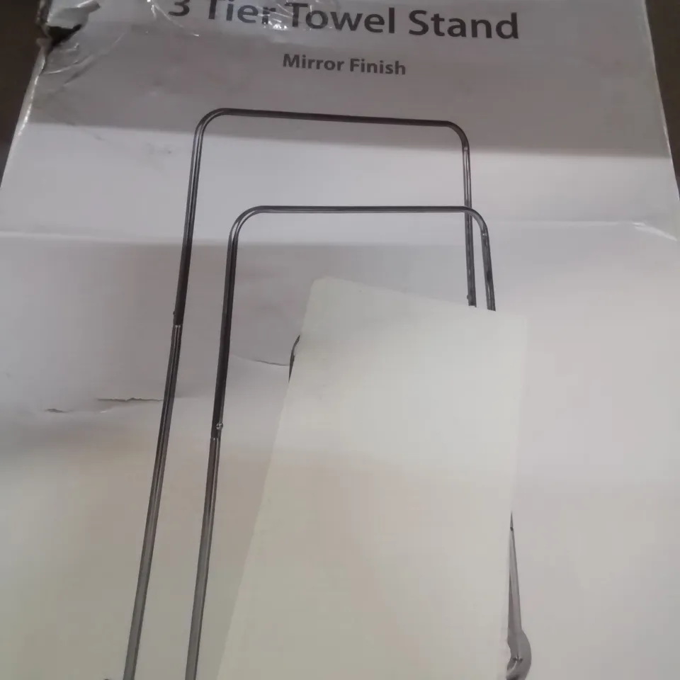 FREE STANDING 3 TIER TOWEL STAND