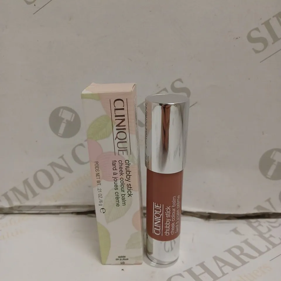 BOXED CLINIQUE CHUBBY STICK CHEEK COLOUR BALM.