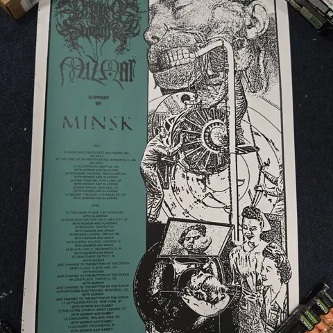 eight assorted dragged into sunlight Concert Posters