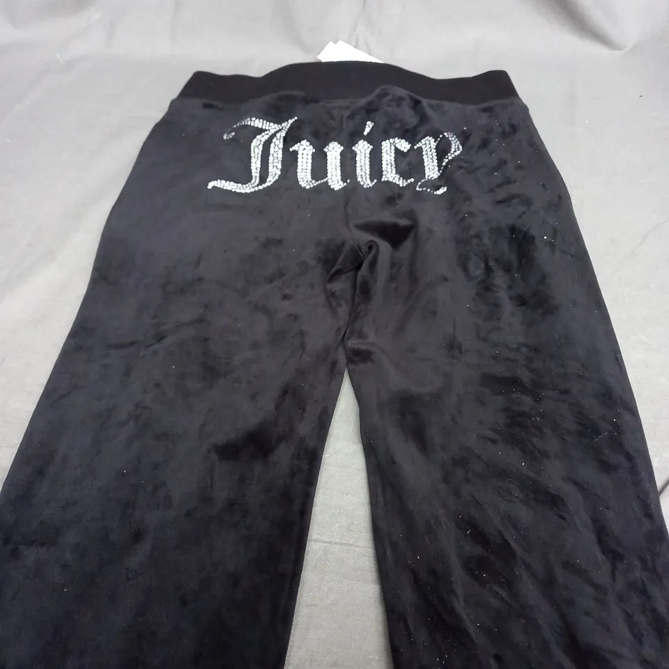 JUICY COUTURE BLACK TROUSER - XS
