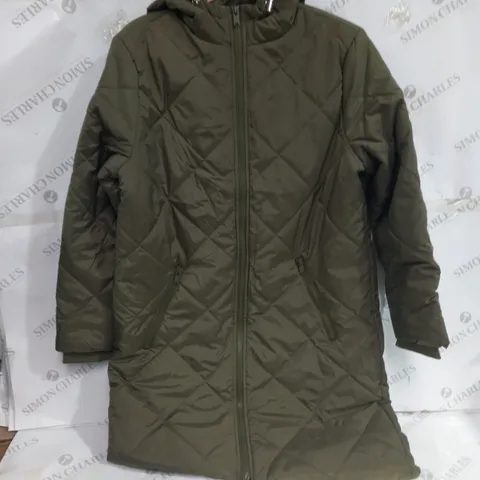 CENTIGRADE GREEN PUFFED COAT SIZE M 100% POLYESTER