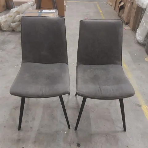 PAIR OF GALLERY DIRECT HINK DINING CHAIRS 