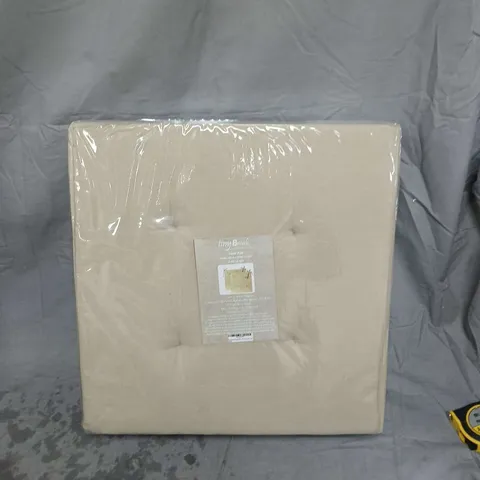 QUANTITY OF 4 ALTOGETHER ,TINY BREAK TAUPE CHAIR PADS β 40 X 40 CM