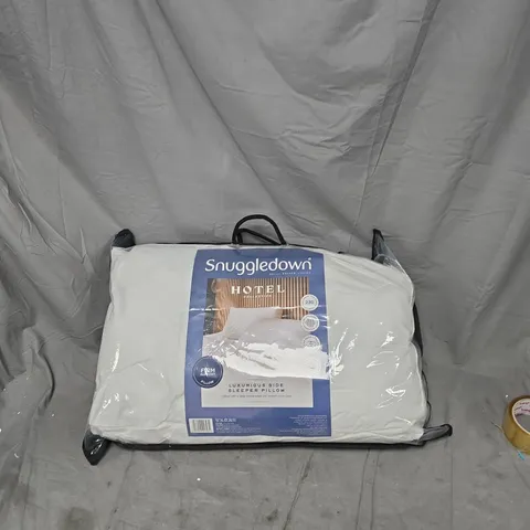SNUGGLEDOWN HOTEL LUXURIOUS SIDE SLEEPER PILLOW – SEALED PACKAGING