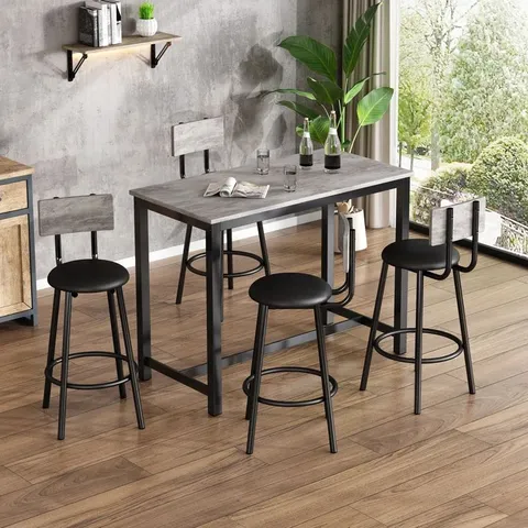 BOXED ADALINN 4-PERSON DINING SET (2 BOXES)