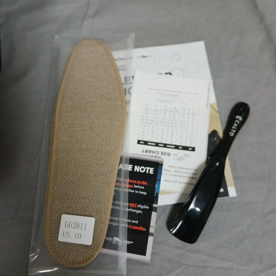 BOXED CALTO G63811 MEN'S LEATHER SHOES IN COFFEE UK 9