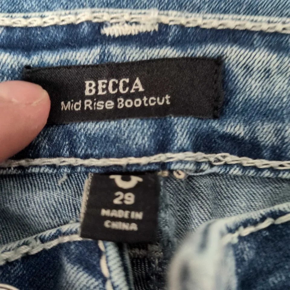 TRUE RELIGION BECCA MID RISE BOOTCUT JEANS – WOMEN'S, SIZE 29 