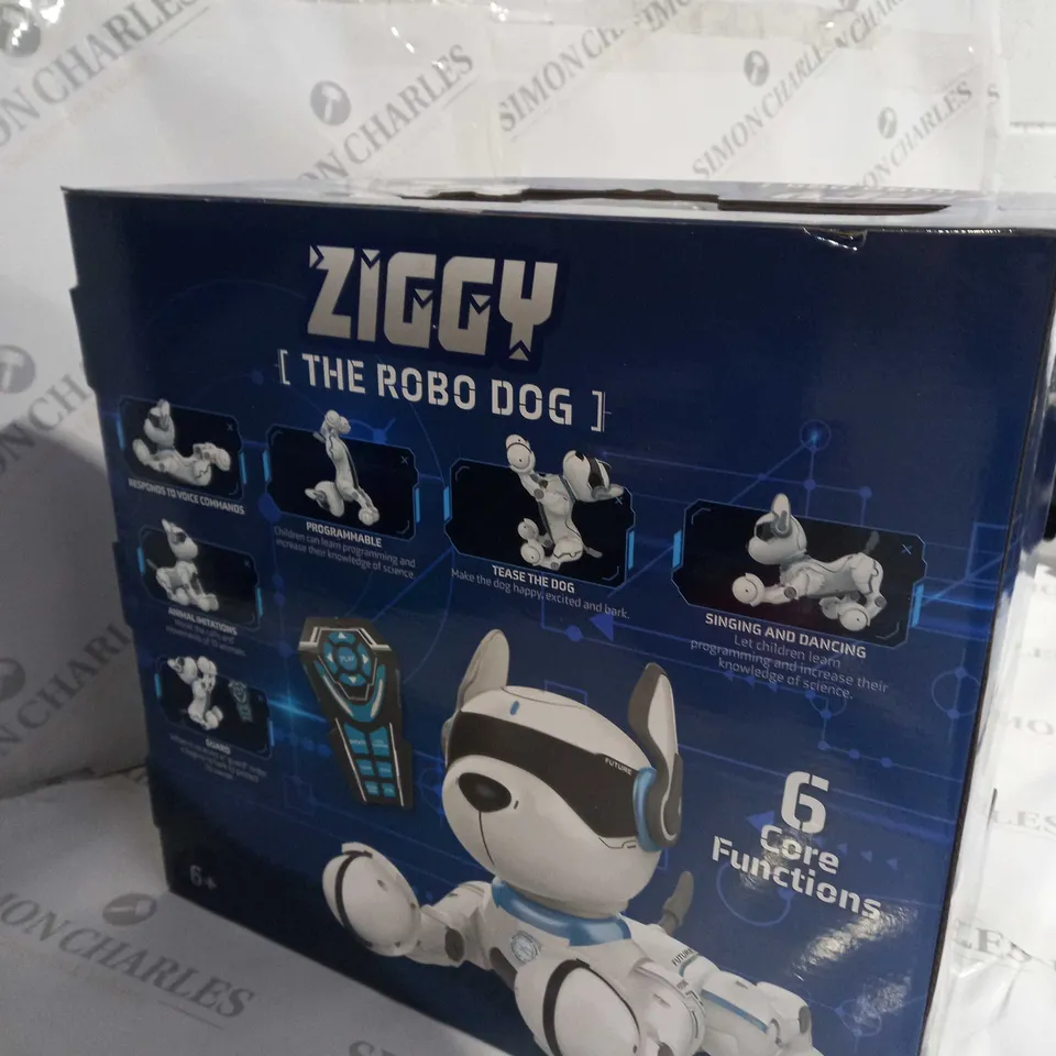 BOXED ZIGGY THE ROBOT DOG 