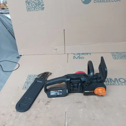 WORX NITRO WG350E 20V CORDLESS CHAINSAW BRUSHLESS MOTOR (USED) NO BATTERY