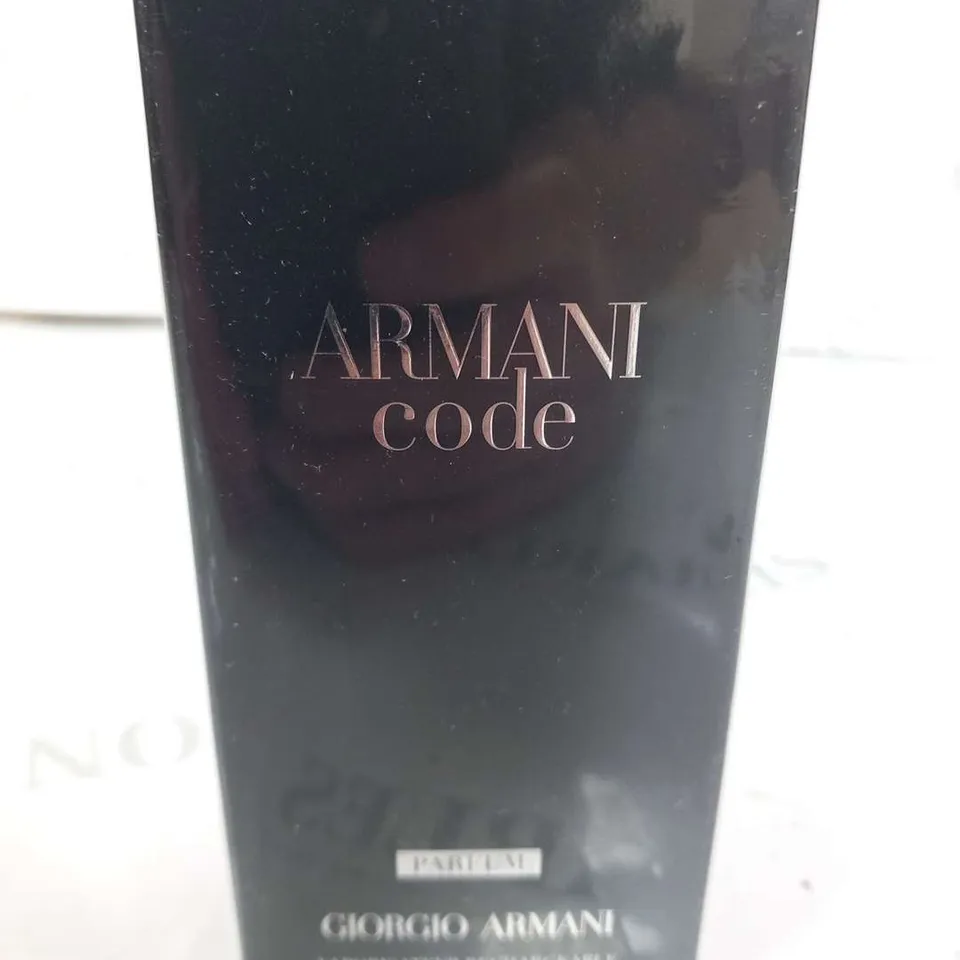 BOXED AND SEALED ARMANI CODE PARFUM GIORGIO ARMANI 125ML