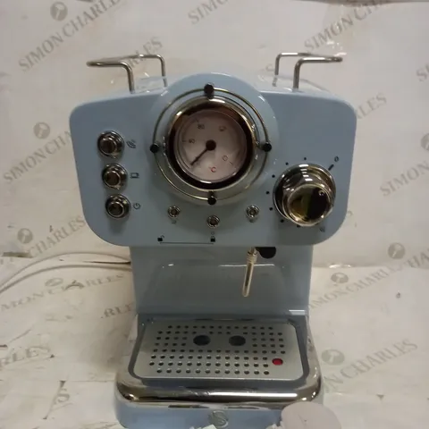 SWAN RETRO ESPRESSO COFFEE MACHINE - BLUE