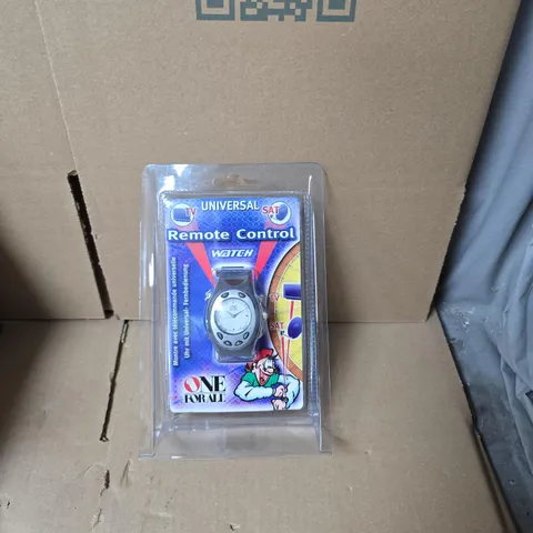 BOX OF APPROXMATELY 6 X ONE FOR ALL UNIVERSAL REMOTE CONTROL WATCH