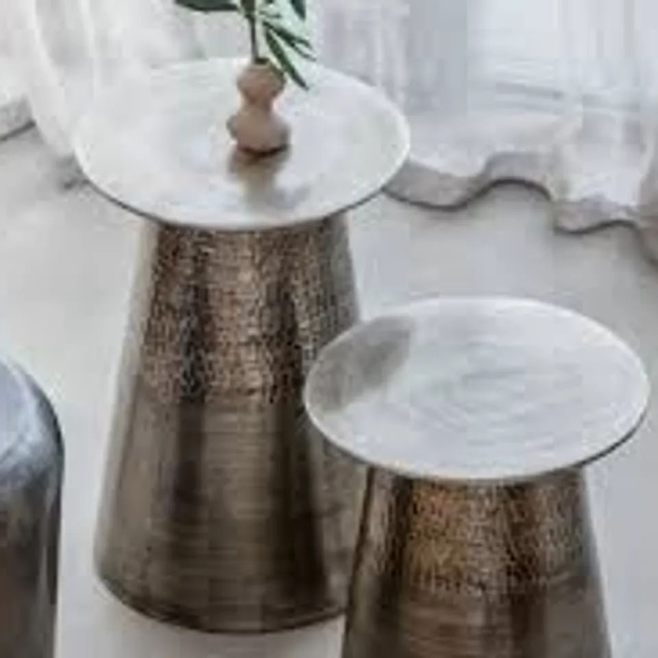 BOXED LANGLEY SIDE TABLE SET OF 2  - COLLECTION ONLY