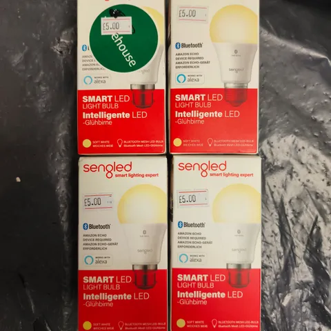 4 X SENGLED SMART LED LIGHT BULBS 