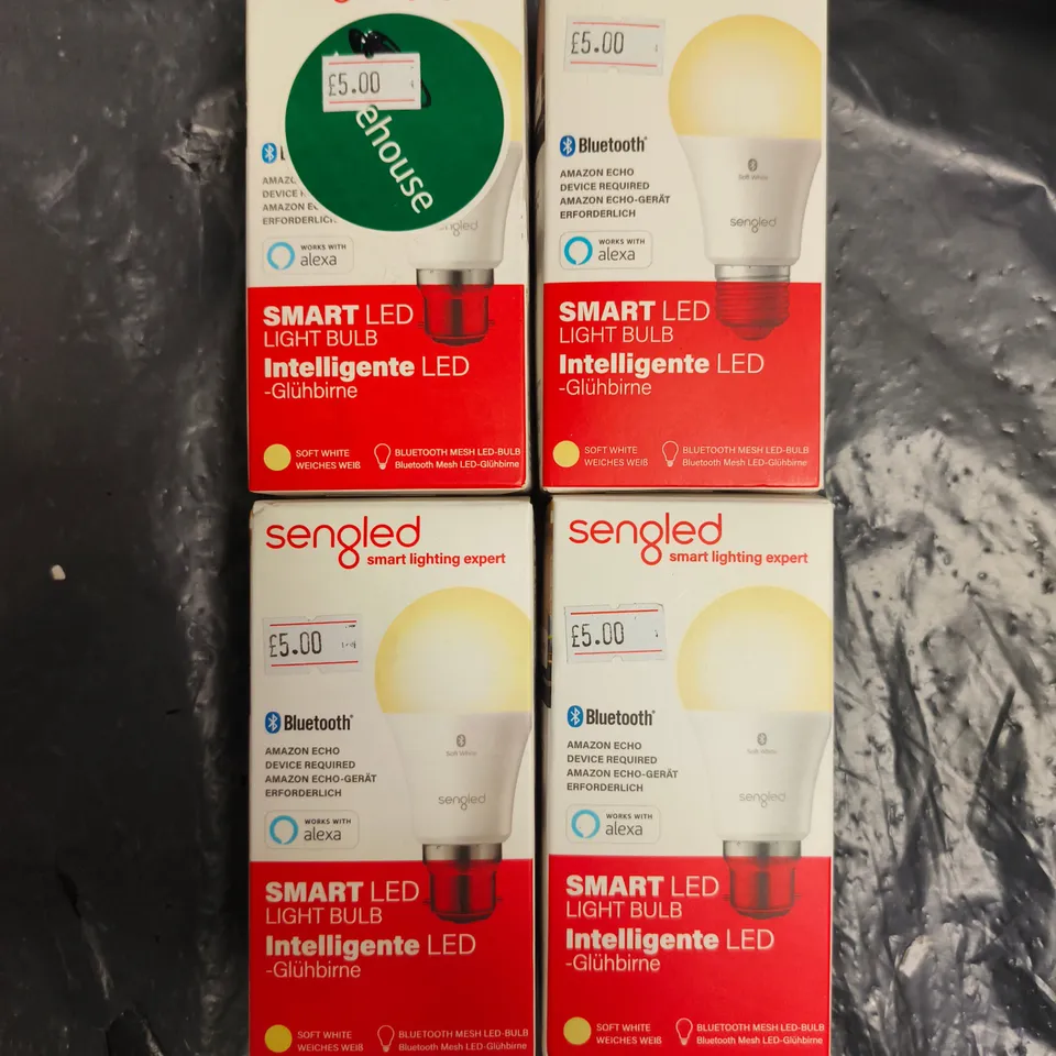 4 X SENGLED SMART LED LIGHT BULBS