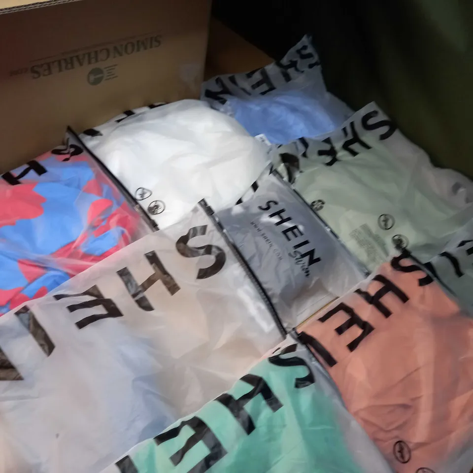 LOT OF APPROX 15 ASSORTED BAGGED SHEIN PRODUCTS
