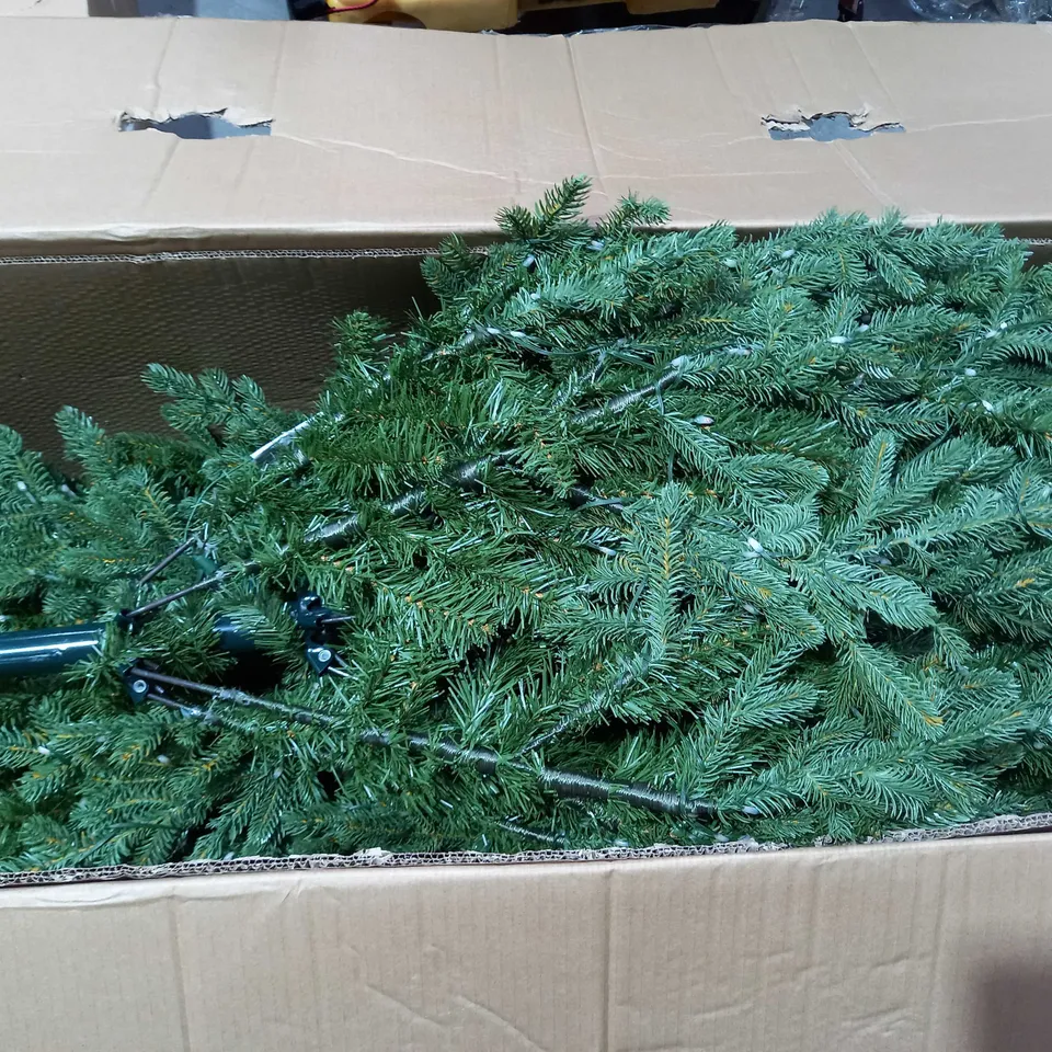 SANTA'S BEST PRE-LIT DEWDROP CHRISTMAS TREE - COLLECTION ONLY