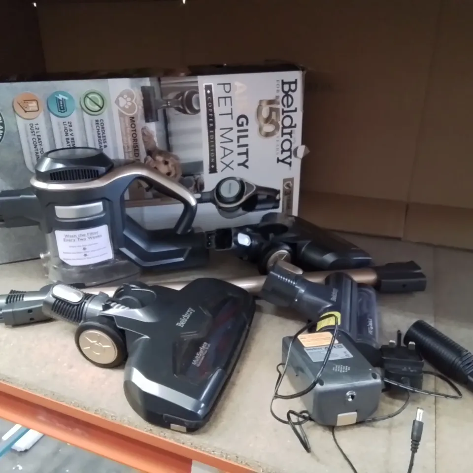 BELDRAY AIRGILITY PET CORDLESS VACUUM CLEANER 