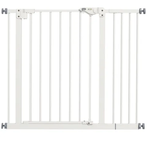 BOXED ADJUSTABLE SAFETY GATE W/ ONE EXTENSIONS WHITE