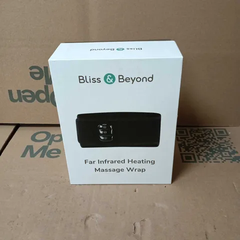 BLISS AND BEYOND FAR INFRARED HEATING MASSAGE WRAP BOXED