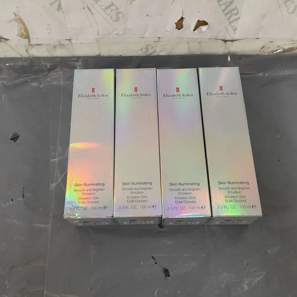 4X ELIZABETH ARDEN SKIN ILLUMIINATING 100ML 