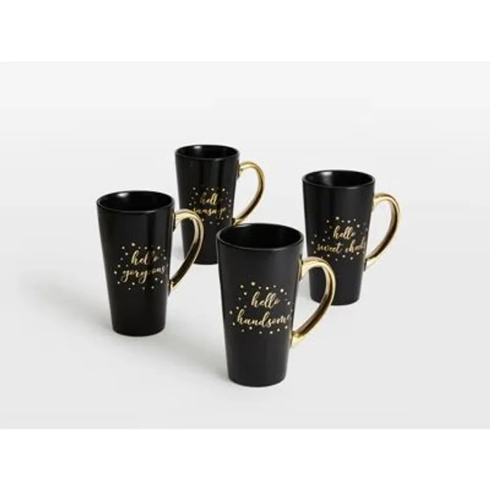 BOXED MAYTON TALL MUG SET (SET OF 4)  
