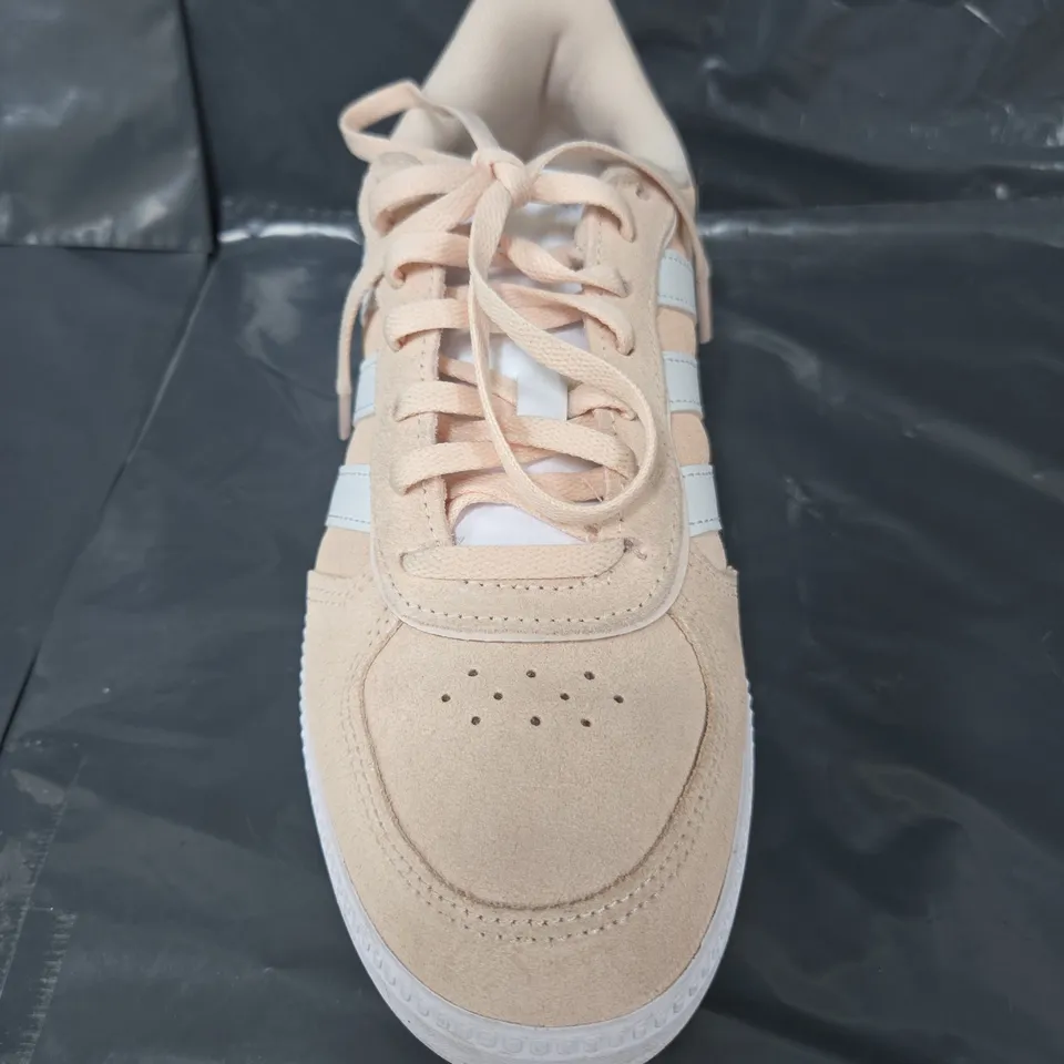 ADIDAS WOMENS BREAKNET SLEEK SUEDE TRAINERS IN PINK - UK 5