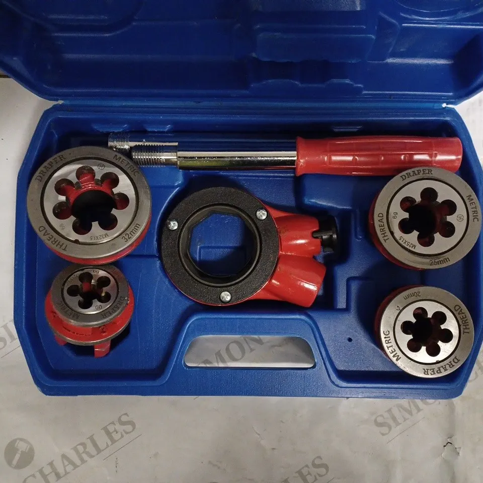 DRAPER 22496 METRIC RATCHET PIPE THREADING KIT
