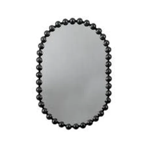 BOXED KOUSGAARD OVAL FRAMED WALL MOUNTED ACCENT MIRROR (1 BOX)