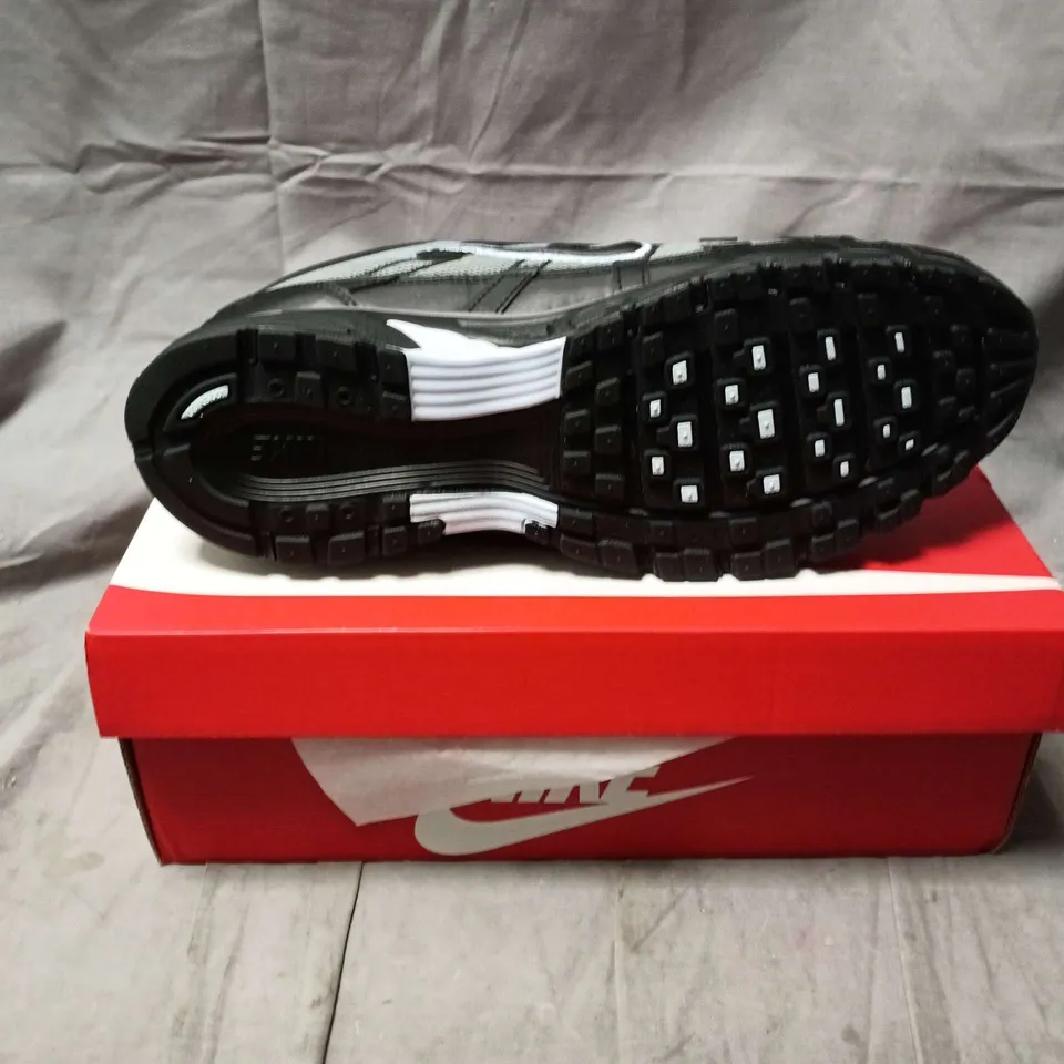 BOXED PAIR OF  NIKE P-6000 SHOES – BLACK/BLACK/COOL GREY, UK 11 (EU 46)