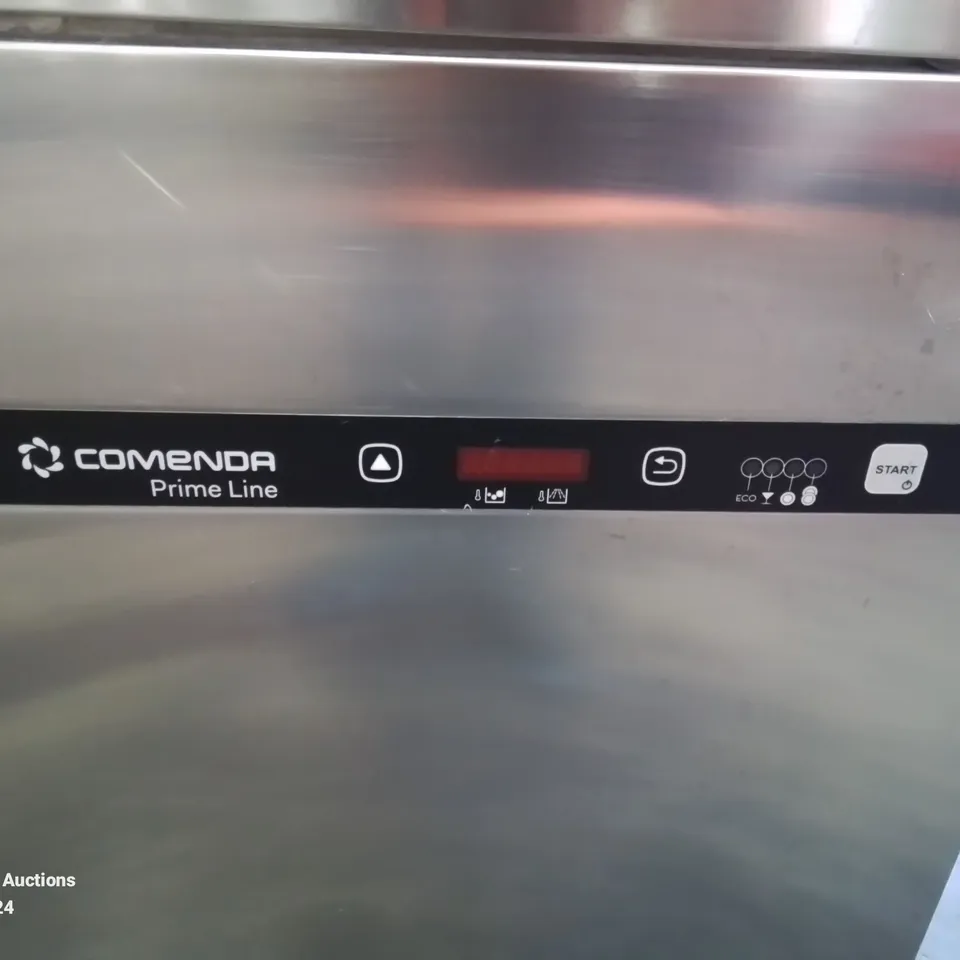 COMMERCIAL STAINLESS STEEL COMENDA PRIME LINE PC07 R HOOD TYPE DISHWASHER