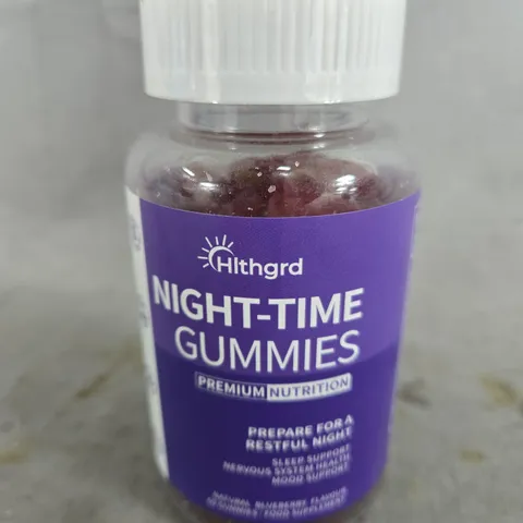 HLTHGRD NIGHT-TIME GUMMIES – VITAMIN DIETARY SUPPLEMENT