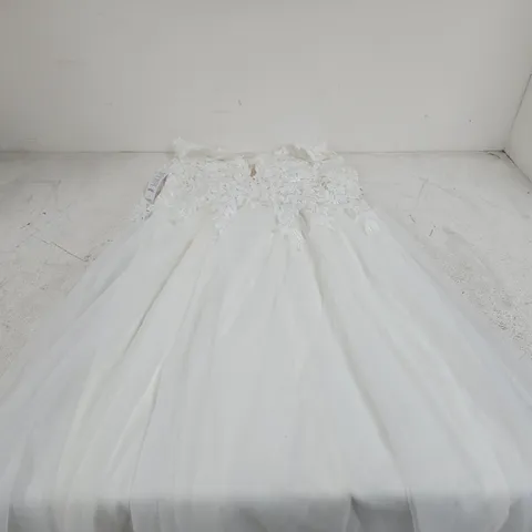 BON PRIX IVORY WEDDING DRESS UK 20 