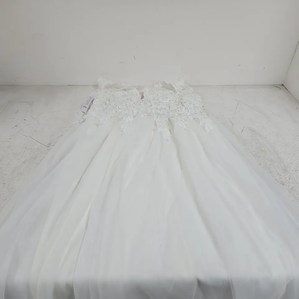 BON PRIX IVORY WEDDING DRESS UK 20 