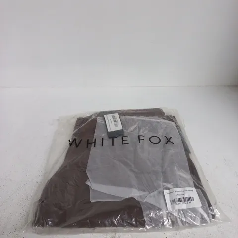 WHITE FOX DONT NEED ANYONE TRACK PANTS CHOCOLATE MEDIUM