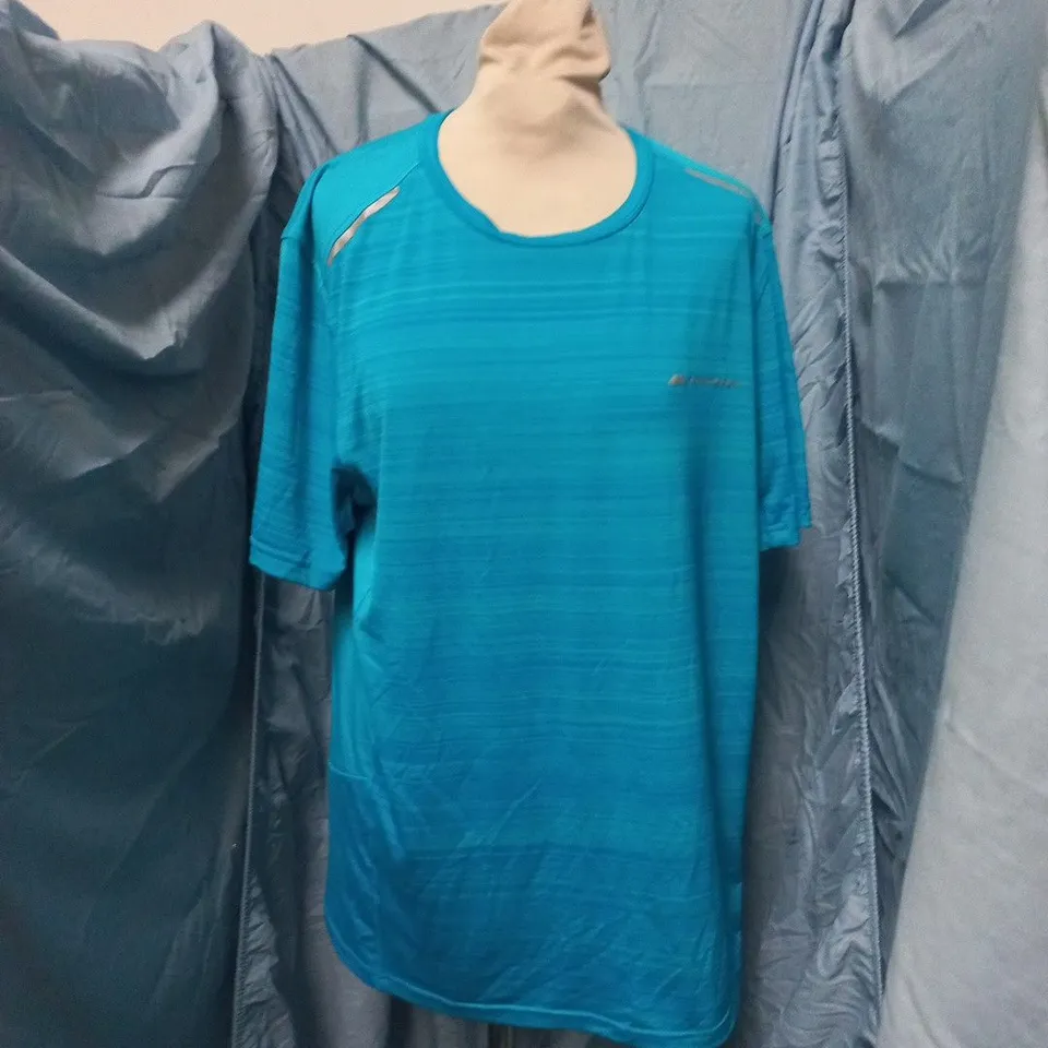 MONTERRAIN BLUE PERFORMANCE T‑SHIRT, SIZE M (UK)