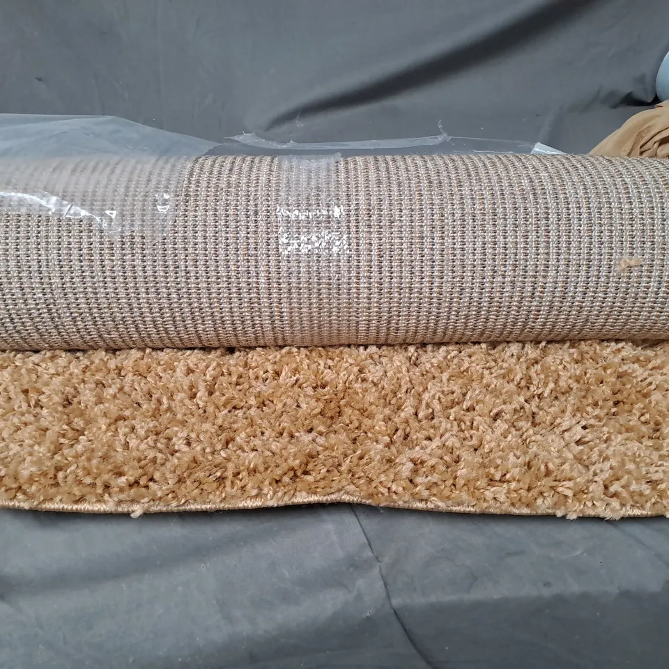DREAM SHAGGY RUG - BEIGE - 60CM X 220CM