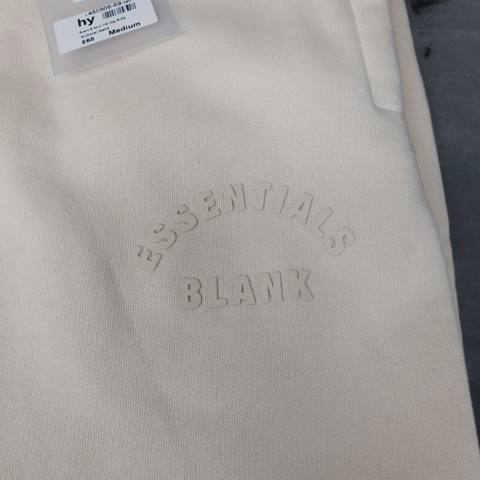 BLANK ESSENTIALS ARCH JOGGERS - SIZE M