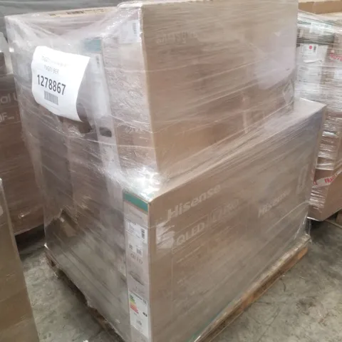 PALLET CONTAINING APPROXIMATELY 16 ASSORTED DAMAGED TVS