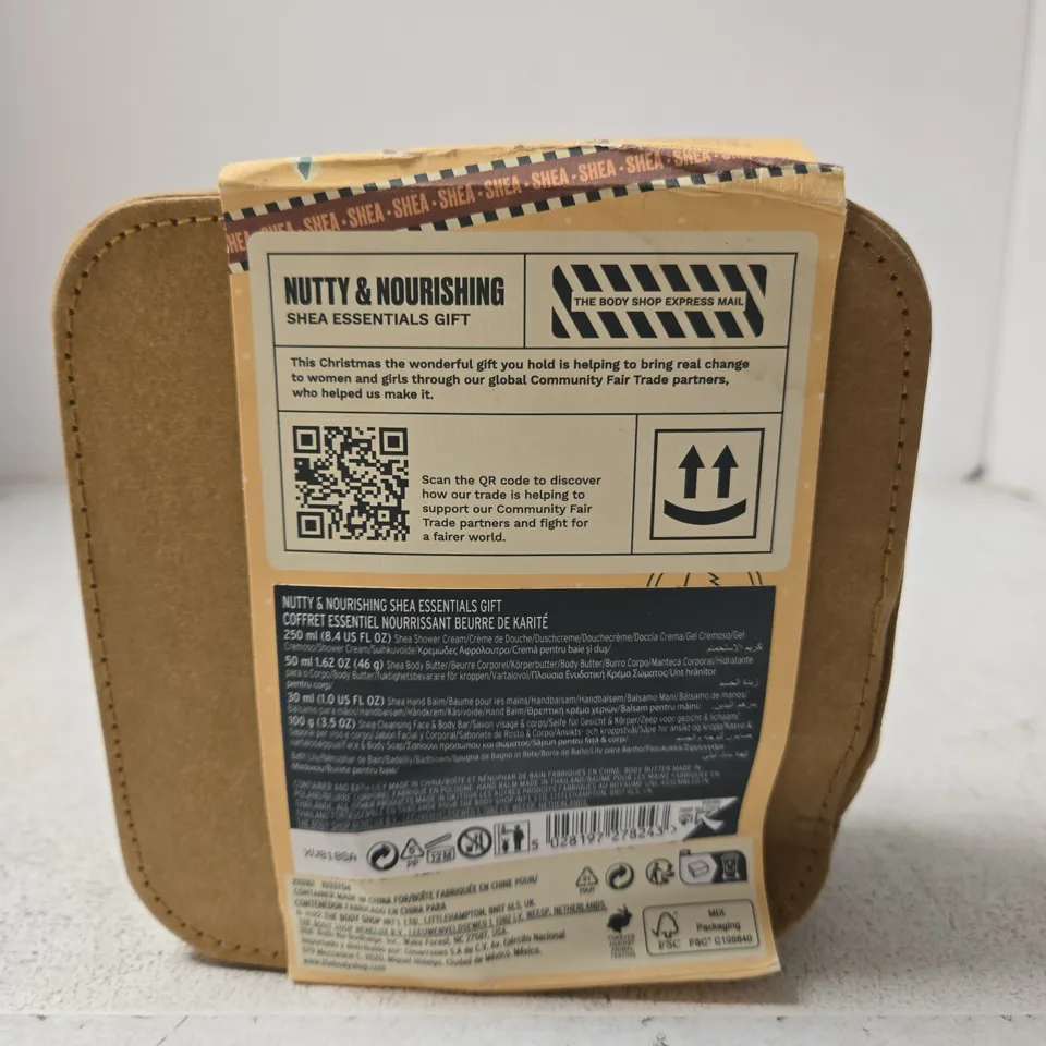 THE BODY SHOP NUTTY & NOURISHING SHEA ESSENTIALS GIFT SET