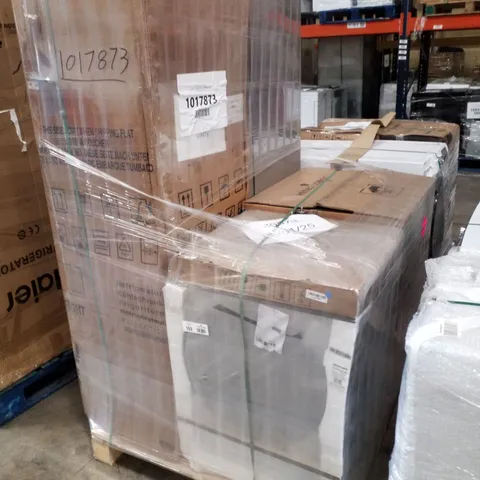 PALLET OF APPROXIMATELY 4 UNPROCESSED RAW RETURN WHITE GOODS TO INCLUDE