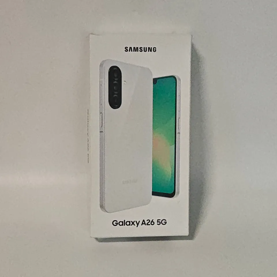 SAMSUNG GALAXY A26 5G 8/256GB IN WHITE - SM-A266B